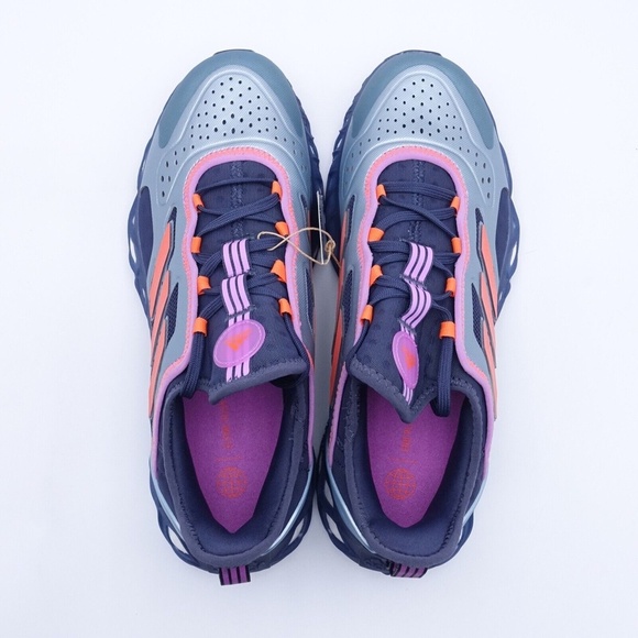 NEW adidas Web Boost Sneaker GZ6444 Magic Grey Met/Orange - Picture 5 of 8